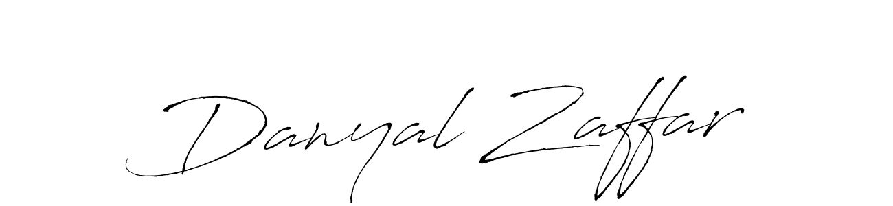 Danyal Zaffar stylish signature style. Best Handwritten Sign (Antro_Vectra) for my name. Handwritten Signature Collection Ideas for my name Danyal Zaffar. Danyal Zaffar signature style 6 images and pictures png