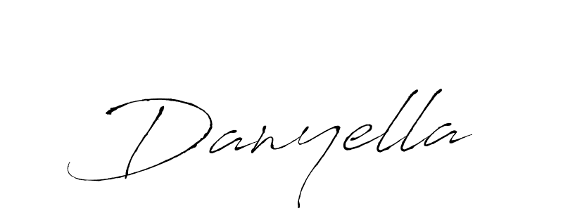 Danyella stylish signature style. Best Handwritten Sign (Antro_Vectra) for my name. Handwritten Signature Collection Ideas for my name Danyella. Danyella signature style 6 images and pictures png