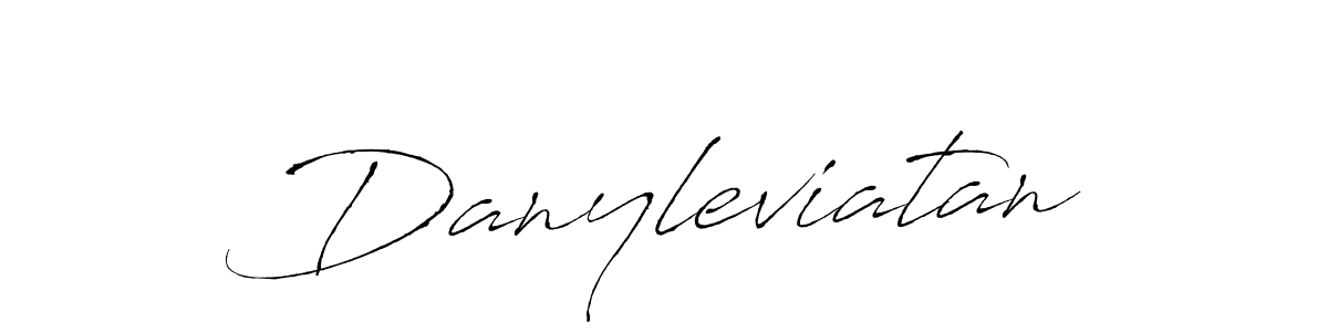 Antro_Vectra is a professional signature style that is perfect for those who want to add a touch of class to their signature. It is also a great choice for those who want to make their signature more unique. Get Danyleviatan name to fancy signature for free. Danyleviatan signature style 6 images and pictures png