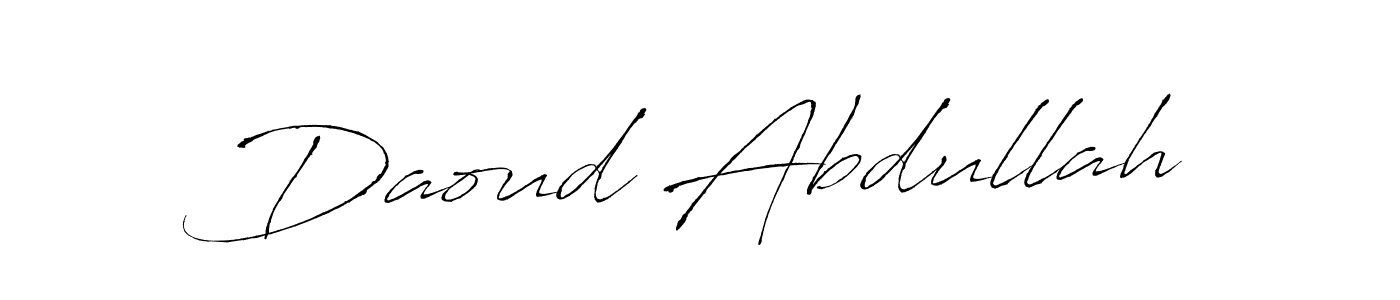 Make a beautiful signature design for name Daoud Abdullah. Use this online signature maker to create a handwritten signature for free. Daoud Abdullah signature style 6 images and pictures png