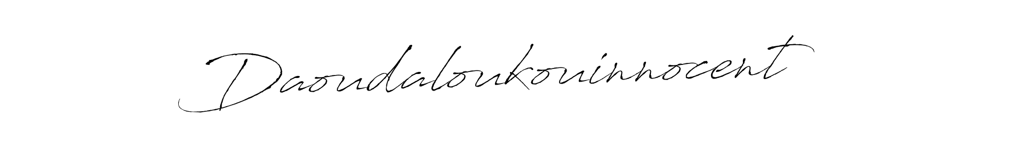 Also You can easily find your signature by using the search form. We will create Daoudaloukouinnocent name handwritten signature images for you free of cost using Antro_Vectra sign style. Daoudaloukouinnocent signature style 6 images and pictures png