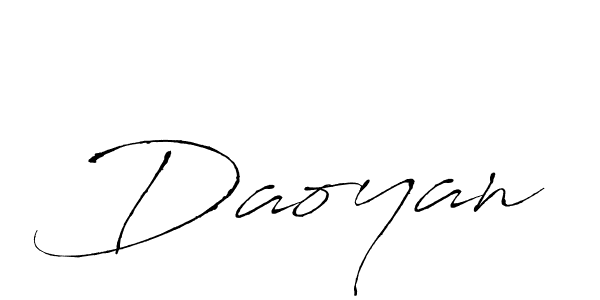 Design your own signature with our free online signature maker. With this signature software, you can create a handwritten (Antro_Vectra) signature for name Daoyan. Daoyan signature style 6 images and pictures png