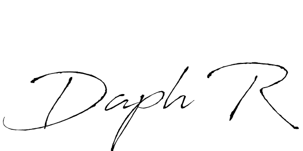 See photos of Daph R official signature by Spectra . Check more albums & portfolios. Read reviews & check more about Antro_Vectra font. Daph R signature style 6 images and pictures png