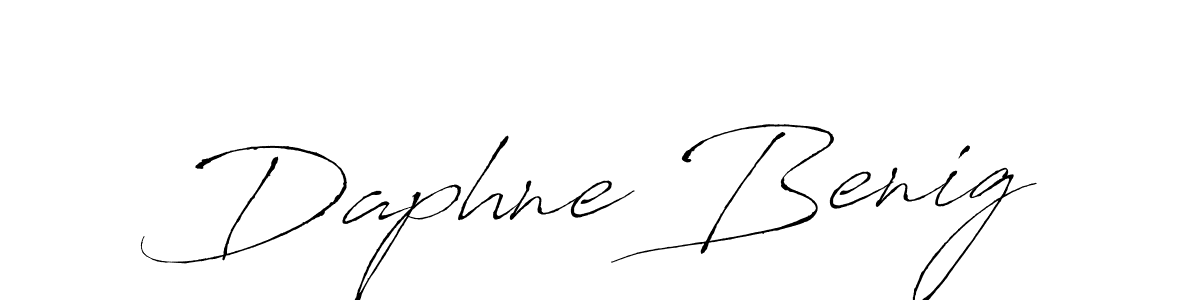 How to make Daphne Benig name signature. Use Antro_Vectra style for creating short signs online. This is the latest handwritten sign. Daphne Benig signature style 6 images and pictures png