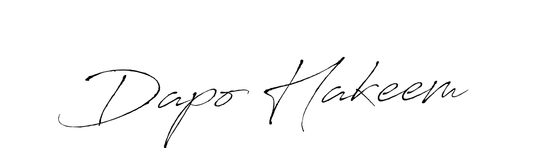 Make a beautiful signature design for name Dapo Hakeem. With this signature (Antro_Vectra) style, you can create a handwritten signature for free. Dapo Hakeem signature style 6 images and pictures png