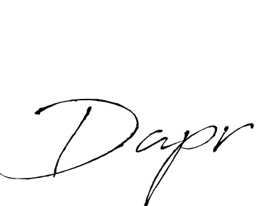 How to make Dapr signature? Antro_Vectra is a professional autograph style. Create handwritten signature for Dapr name. Dapr signature style 6 images and pictures png