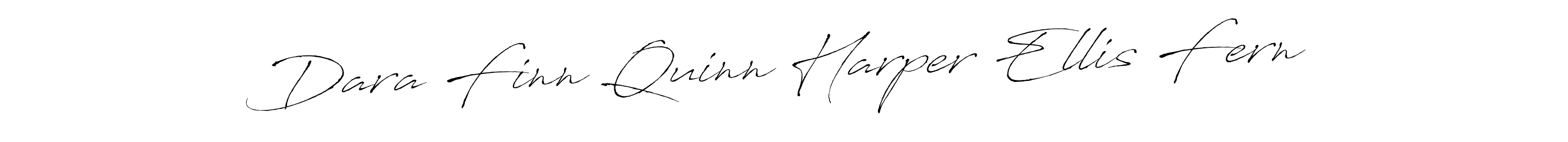 Make a beautiful signature design for name Dara Finn Quinn Harper Ellis Fern. With this signature (Antro_Vectra) style, you can create a handwritten signature for free. Dara Finn Quinn Harper Ellis Fern signature style 6 images and pictures png