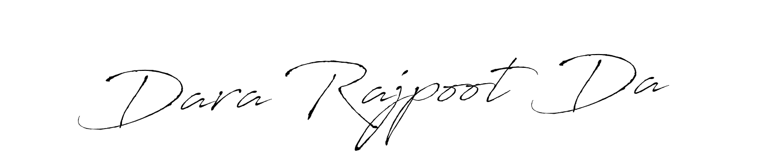 Design your own signature with our free online signature maker. With this signature software, you can create a handwritten (Antro_Vectra) signature for name Dara Rajpoot Da. Dara Rajpoot Da signature style 6 images and pictures png