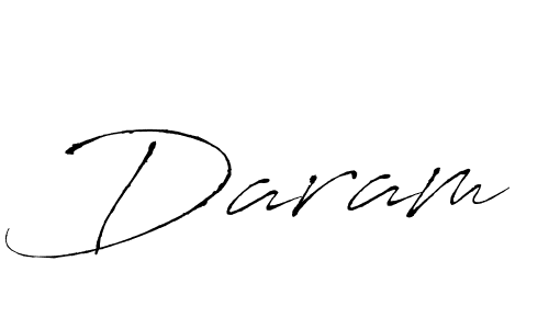 Make a beautiful signature design for name Daram. With this signature (Antro_Vectra) style, you can create a handwritten signature for free. Daram signature style 6 images and pictures png