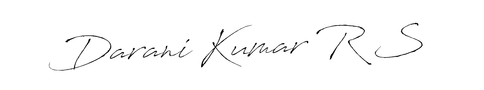 Darani Kumar R S stylish signature style. Best Handwritten Sign (Antro_Vectra) for my name. Handwritten Signature Collection Ideas for my name Darani Kumar R S. Darani Kumar R S signature style 6 images and pictures png