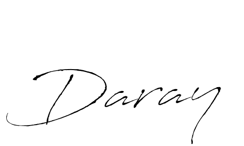 Design your own signature with our free online signature maker. With this signature software, you can create a handwritten (Antro_Vectra) signature for name Daray. Daray signature style 6 images and pictures png