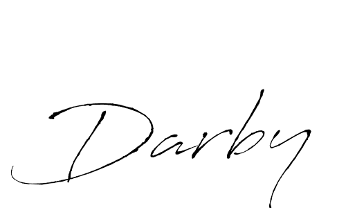 Darby stylish signature style. Best Handwritten Sign (Antro_Vectra) for my name. Handwritten Signature Collection Ideas for my name Darby. Darby signature style 6 images and pictures png