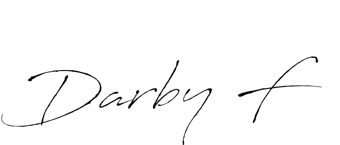 Also we have Darby F name is the best signature style. Create professional handwritten signature collection using Antro_Vectra autograph style. Darby F signature style 6 images and pictures png