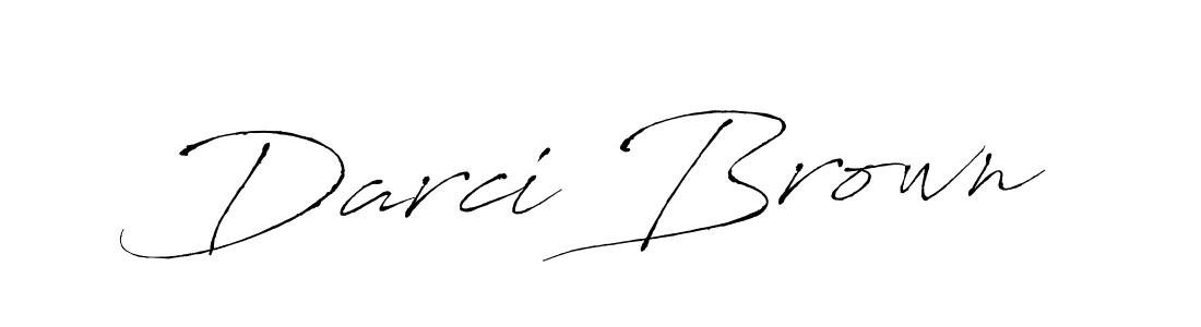 Darci Brown stylish signature style. Best Handwritten Sign (Antro_Vectra) for my name. Handwritten Signature Collection Ideas for my name Darci Brown. Darci Brown signature style 6 images and pictures png