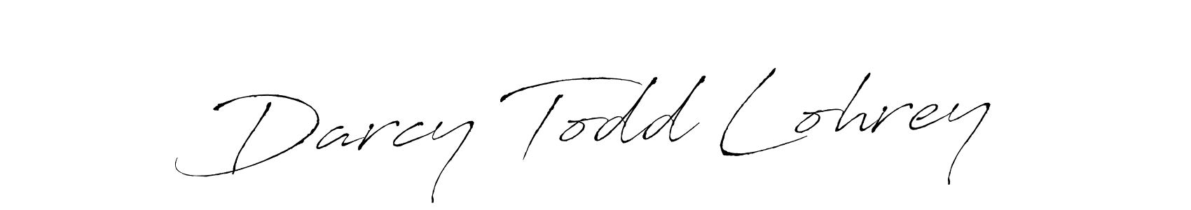 Make a beautiful signature design for name Darcy Todd Lohrey. With this signature (Antro_Vectra) style, you can create a handwritten signature for free. Darcy Todd Lohrey signature style 6 images and pictures png