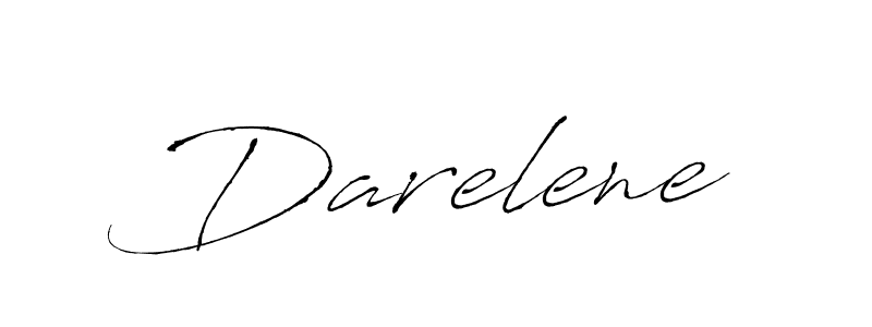 Design your own signature with our free online signature maker. With this signature software, you can create a handwritten (Antro_Vectra) signature for name Darelene. Darelene signature style 6 images and pictures png