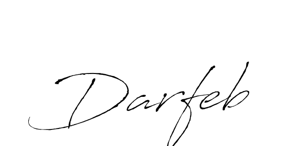 The best way (Antro_Vectra) to make a short signature is to pick only two or three words in your name. The name Darfeb include a total of six letters. For converting this name. Darfeb signature style 6 images and pictures png