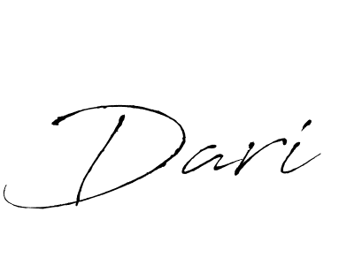 The best way (Antro_Vectra) to make a short signature is to pick only two or three words in your name. The name Dari include a total of six letters. For converting this name. Dari signature style 6 images and pictures png