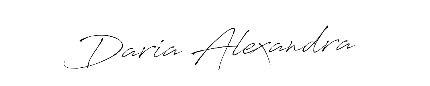 The best way (Antro_Vectra) to make a short signature is to pick only two or three words in your name. The name Daria Alexandra include a total of six letters. For converting this name. Daria Alexandra signature style 6 images and pictures png