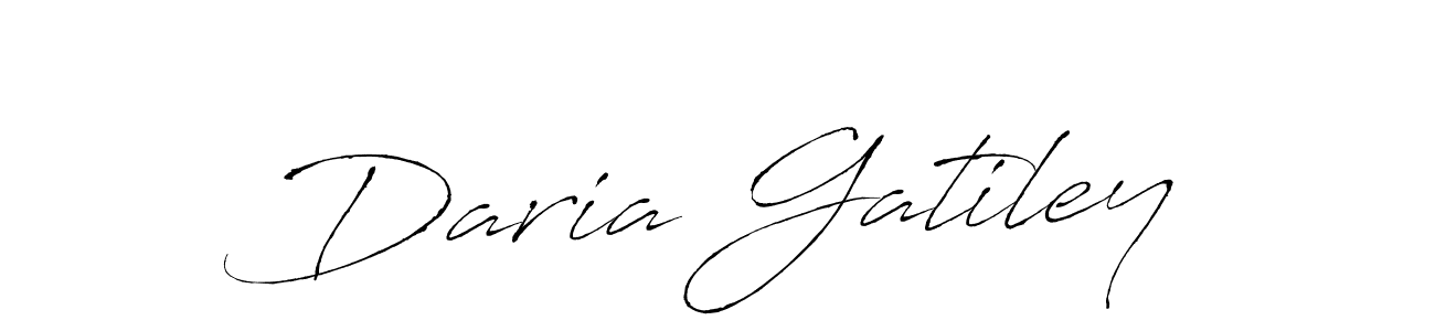 Create a beautiful signature design for name Daria Gatiley. With this signature (Antro_Vectra) fonts, you can make a handwritten signature for free. Daria Gatiley signature style 6 images and pictures png