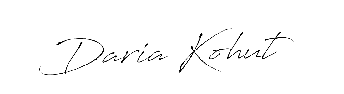 How to make Daria Kohut signature? Antro_Vectra is a professional autograph style. Create handwritten signature for Daria Kohut name. Daria Kohut signature style 6 images and pictures png