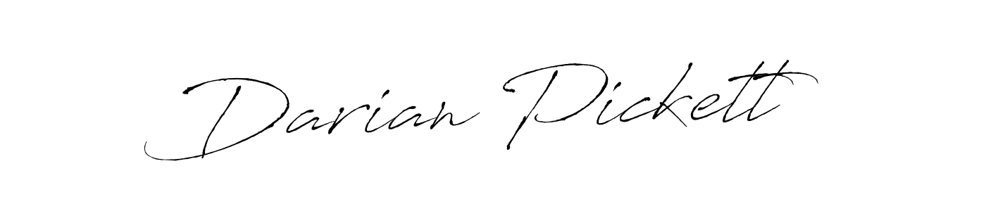 Design your own signature with our free online signature maker. With this signature software, you can create a handwritten (Antro_Vectra) signature for name Darian Pickett. Darian Pickett signature style 6 images and pictures png