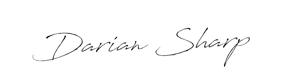 Use a signature maker to create a handwritten signature online. With this signature software, you can design (Antro_Vectra) your own signature for name Darian Sharp. Darian Sharp signature style 6 images and pictures png