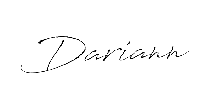 Create a beautiful signature design for name Dariann. With this signature (Antro_Vectra) fonts, you can make a handwritten signature for free. Dariann signature style 6 images and pictures png