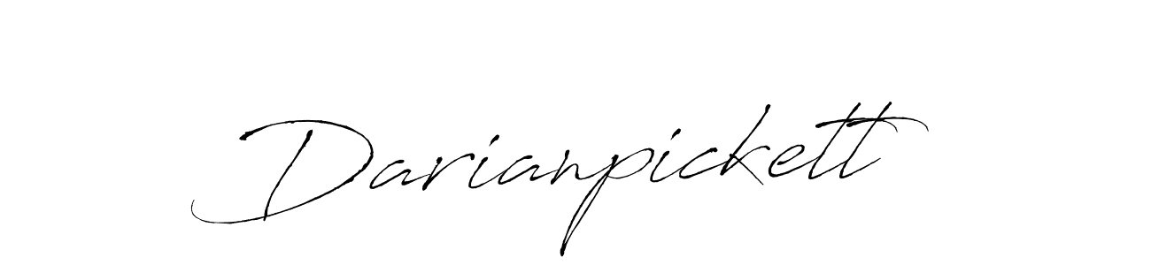 Design your own signature with our free online signature maker. With this signature software, you can create a handwritten (Antro_Vectra) signature for name Darianpickett. Darianpickett signature style 6 images and pictures png