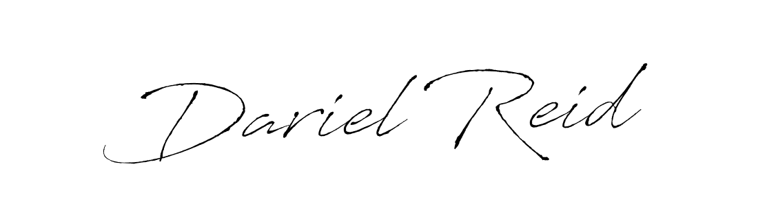 How to make Dariel Reid signature? Antro_Vectra is a professional autograph style. Create handwritten signature for Dariel Reid name. Dariel Reid signature style 6 images and pictures png