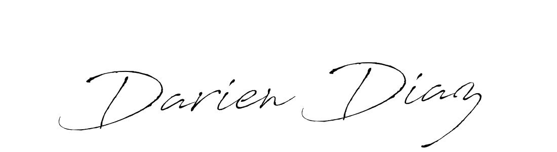 Antro_Vectra is a professional signature style that is perfect for those who want to add a touch of class to their signature. It is also a great choice for those who want to make their signature more unique. Get Darien Diaz name to fancy signature for free. Darien Diaz signature style 6 images and pictures png