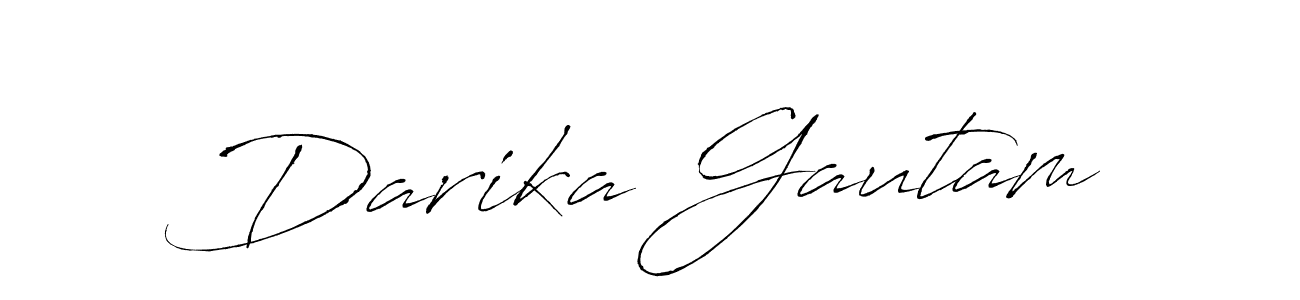 Use a signature maker to create a handwritten signature online. With this signature software, you can design (Antro_Vectra) your own signature for name Darika Gautam. Darika Gautam signature style 6 images and pictures png