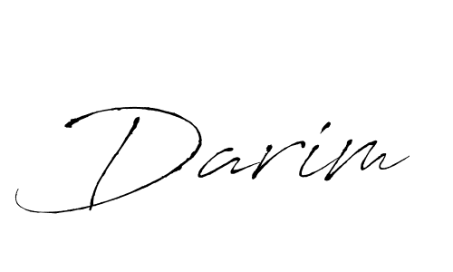 Design your own signature with our free online signature maker. With this signature software, you can create a handwritten (Antro_Vectra) signature for name Darim. Darim signature style 6 images and pictures png