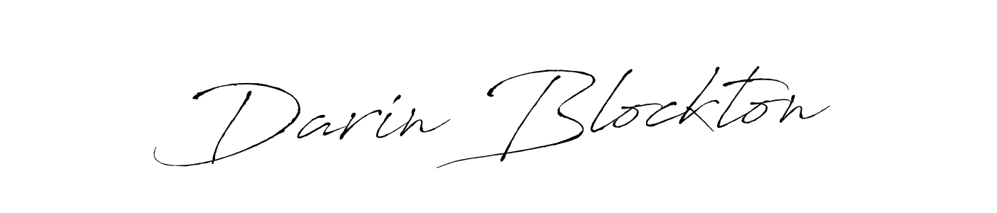 Create a beautiful signature design for name Darin Blockton. With this signature (Antro_Vectra) fonts, you can make a handwritten signature for free. Darin Blockton signature style 6 images and pictures png