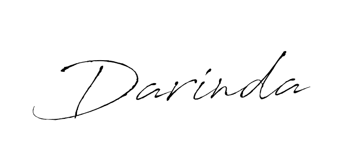 Use a signature maker to create a handwritten signature online. With this signature software, you can design (Antro_Vectra) your own signature for name Darinda. Darinda signature style 6 images and pictures png