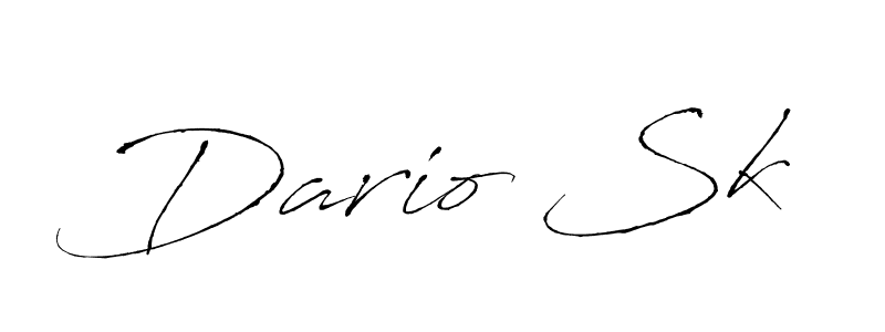 Make a beautiful signature design for name Dario Sk. With this signature (Antro_Vectra) style, you can create a handwritten signature for free. Dario Sk signature style 6 images and pictures png