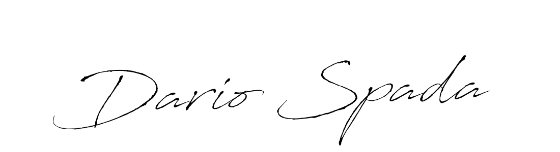 Dario Spada stylish signature style. Best Handwritten Sign (Antro_Vectra) for my name. Handwritten Signature Collection Ideas for my name Dario Spada. Dario Spada signature style 6 images and pictures png