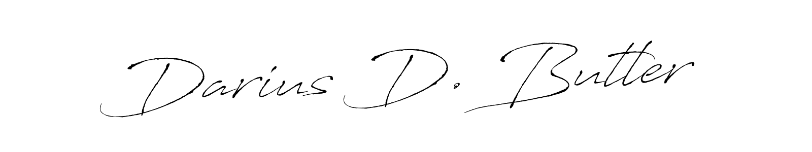 Create a beautiful signature design for name Darius D. Butler. With this signature (Antro_Vectra) fonts, you can make a handwritten signature for free. Darius D. Butler signature style 6 images and pictures png