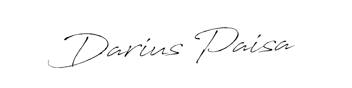 Design your own signature with our free online signature maker. With this signature software, you can create a handwritten (Antro_Vectra) signature for name Darius Paisa. Darius Paisa signature style 6 images and pictures png