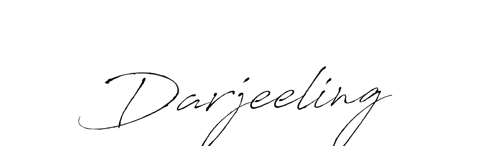 How to make Darjeeling name signature. Use Antro_Vectra style for creating short signs online. This is the latest handwritten sign. Darjeeling signature style 6 images and pictures png