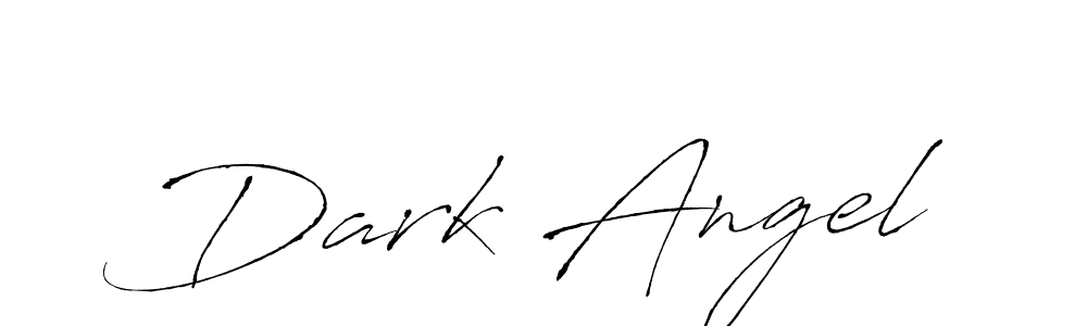 Dark Angel stylish signature style. Best Handwritten Sign (Antro_Vectra) for my name. Handwritten Signature Collection Ideas for my name Dark Angel. Dark Angel signature style 6 images and pictures png