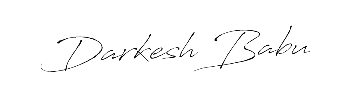 Darkesh Babu stylish signature style. Best Handwritten Sign (Antro_Vectra) for my name. Handwritten Signature Collection Ideas for my name Darkesh Babu. Darkesh Babu signature style 6 images and pictures png