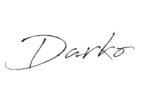 How to make Darko signature? Antro_Vectra is a professional autograph style. Create handwritten signature for Darko name. Darko signature style 6 images and pictures png