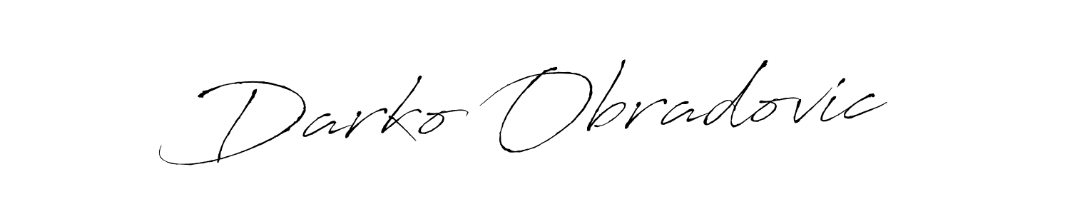 Darko Obradovic stylish signature style. Best Handwritten Sign (Antro_Vectra) for my name. Handwritten Signature Collection Ideas for my name Darko Obradovic. Darko Obradovic signature style 6 images and pictures png