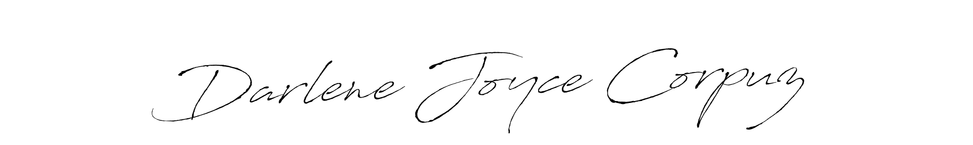 Use a signature maker to create a handwritten signature online. With this signature software, you can design (Antro_Vectra) your own signature for name Darlene Joyce Corpuz. Darlene Joyce Corpuz signature style 6 images and pictures png