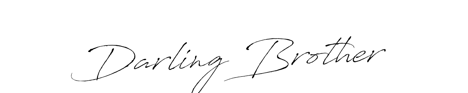 Darling Brother stylish signature style. Best Handwritten Sign (Antro_Vectra) for my name. Handwritten Signature Collection Ideas for my name Darling Brother. Darling Brother signature style 6 images and pictures png