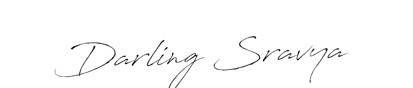 Also we have Darling Sravya name is the best signature style. Create professional handwritten signature collection using Antro_Vectra autograph style. Darling Sravya signature style 6 images and pictures png