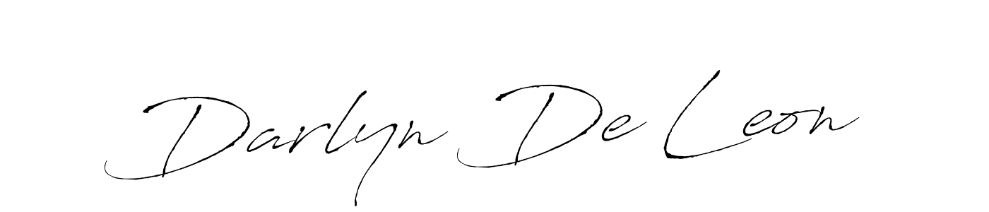 Antro_Vectra is a professional signature style that is perfect for those who want to add a touch of class to their signature. It is also a great choice for those who want to make their signature more unique. Get Darlyn De Leon name to fancy signature for free. Darlyn De Leon signature style 6 images and pictures png