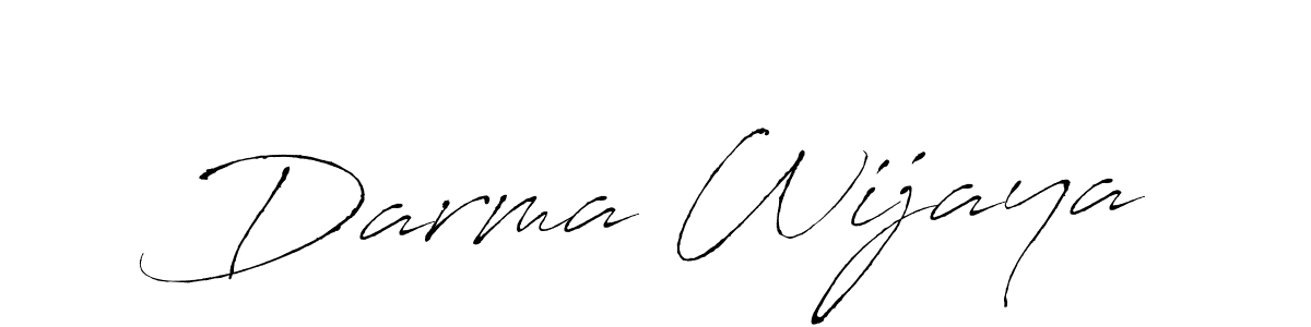 Make a beautiful signature design for name Darma Wijaya. With this signature (Antro_Vectra) style, you can create a handwritten signature for free. Darma Wijaya signature style 6 images and pictures png