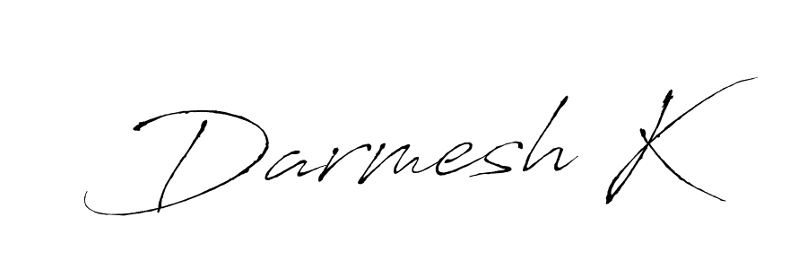 Best and Professional Signature Style for Darmesh K. Antro_Vectra Best Signature Style Collection. Darmesh K signature style 6 images and pictures png